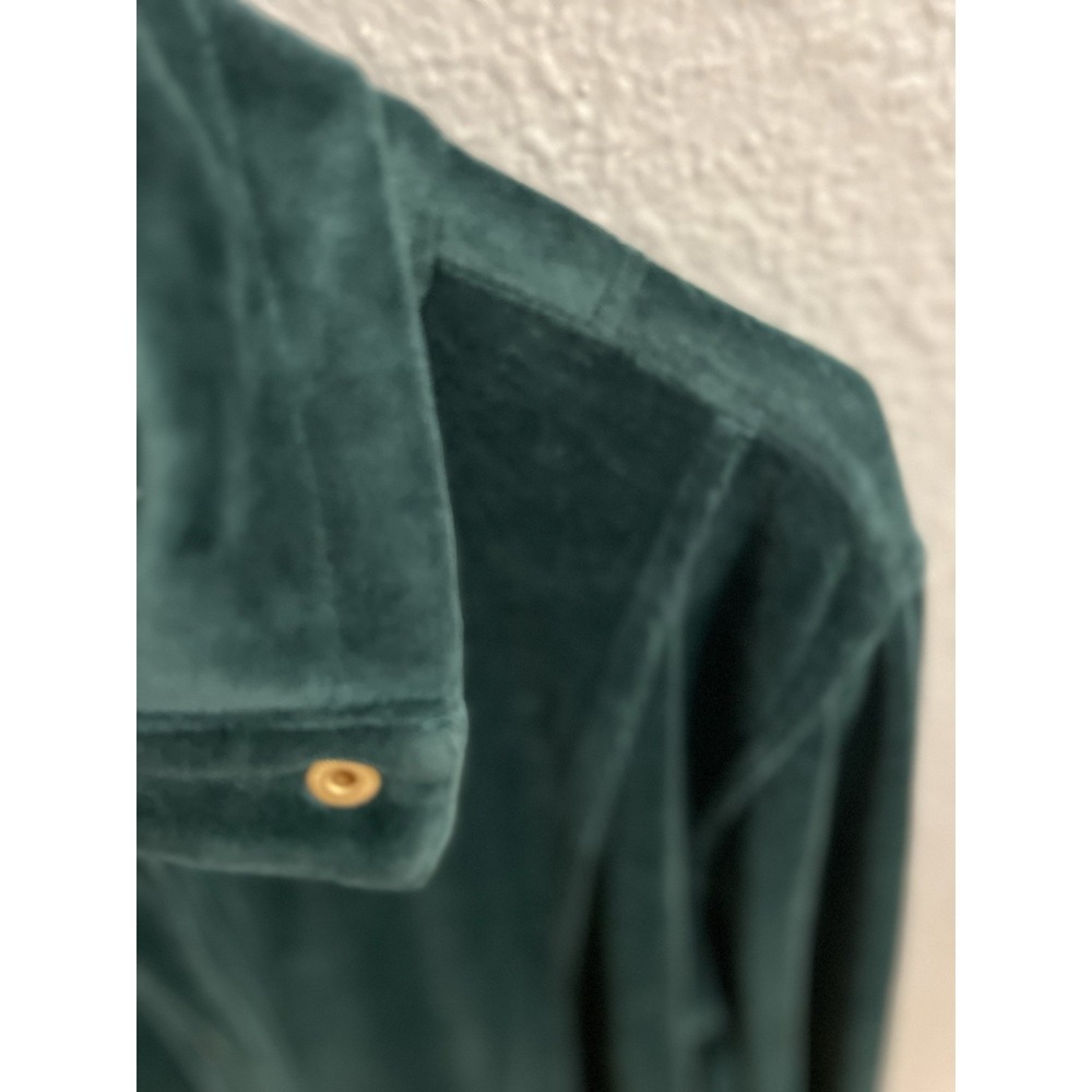 Drapers and Damons Jacket Green Velour Button Jacket Size XL‎ Womens - Picture 5 of 7